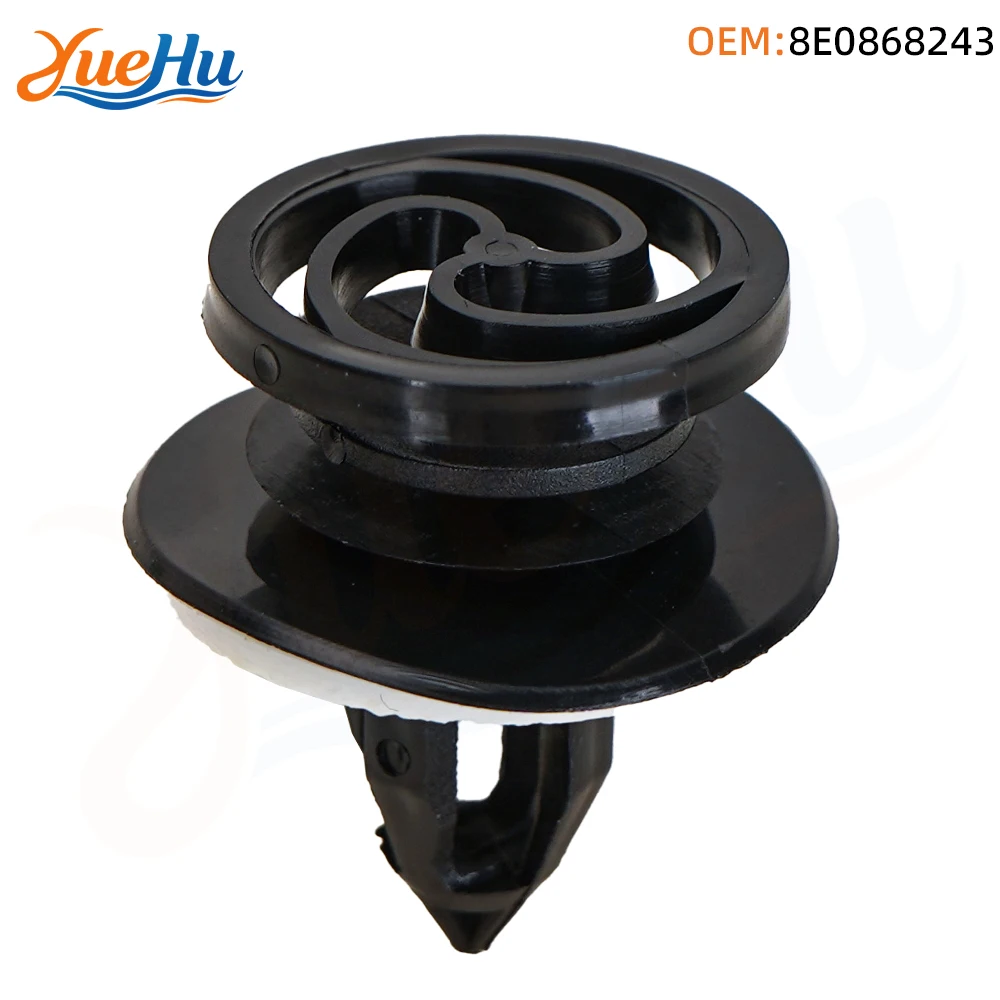 YUEHU 25PCS Interior Door Trim Panel Clips with Sealer Compatible with Volkswagen 8E0-868-243 Audi A4 S4 Cabriolet Quattro 6