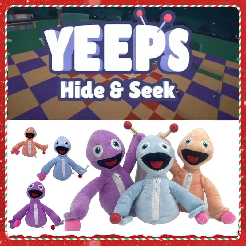 Yeeps Hide And Seek Stuffed Doll VR Game 15cm Yeeps Stuffed Pendant Toy Collection Model Toy For Kid Birthday New Year Gift