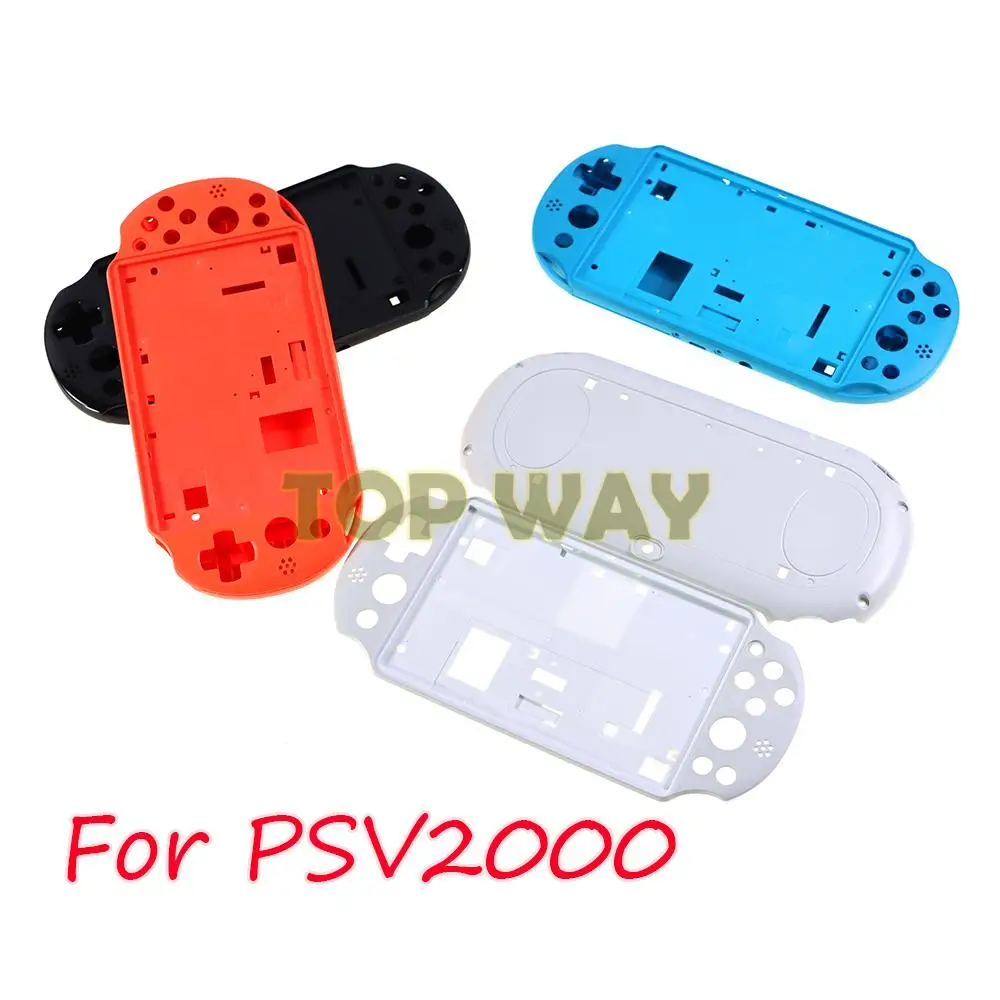 1set Black White Blue Full Housing Front Back Faceplate Case Shell Cover Full Buttons for PSV2000 PSVITA 2000 Console Button