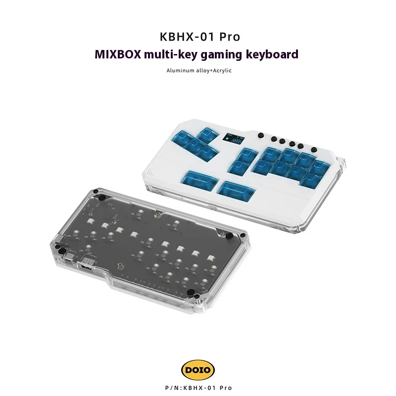 Doio Hitbox Kbhx-01 Mini Game Keyboards 16keys Aluminium Alloy Wired Gaming Keyboard Hot Swap Custom Support Ps4 Ps5 Switch Gift