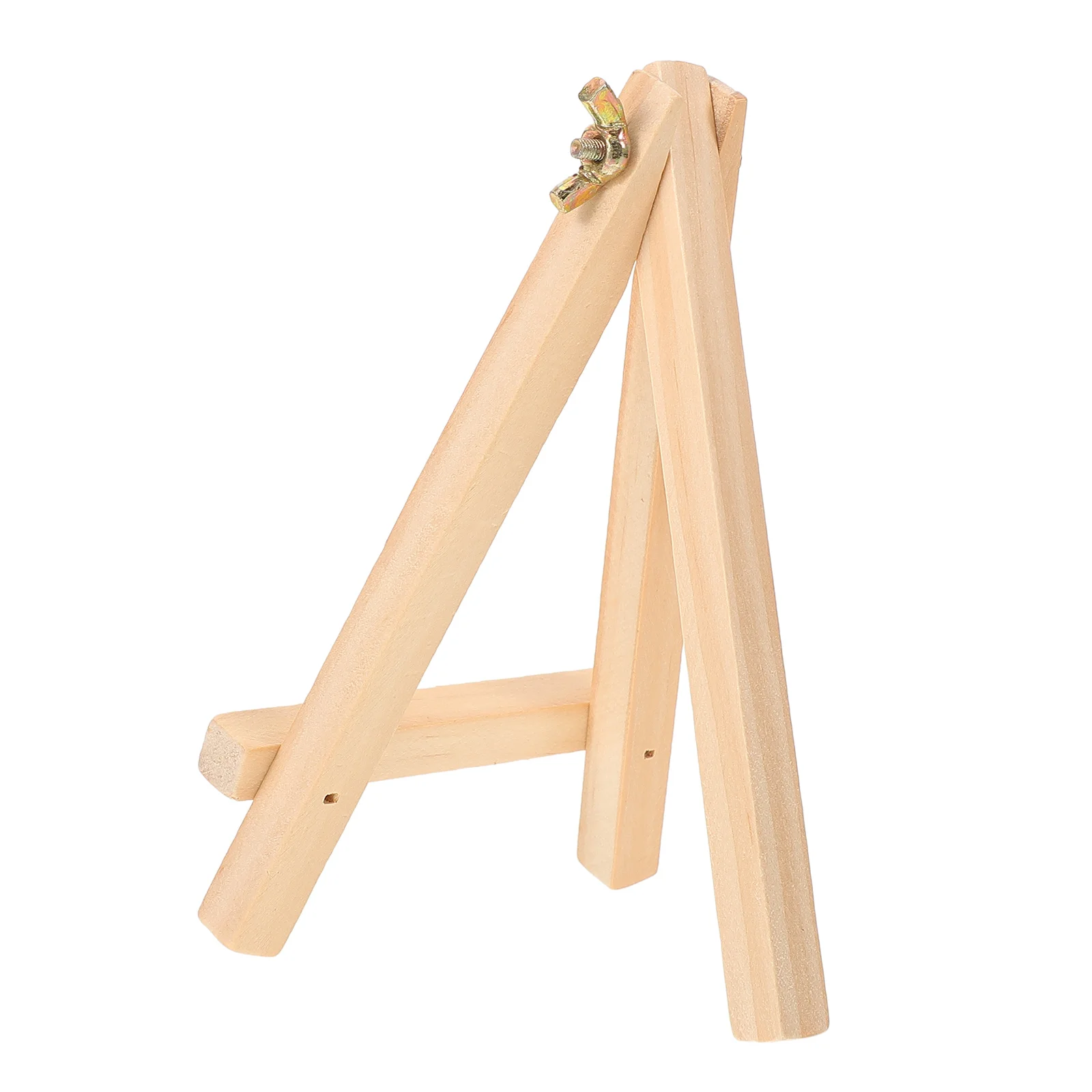 

Versatile Easel Photo Painting Triangle Frame Bracket Table Bar A-Frame Wooden Tabletop Display