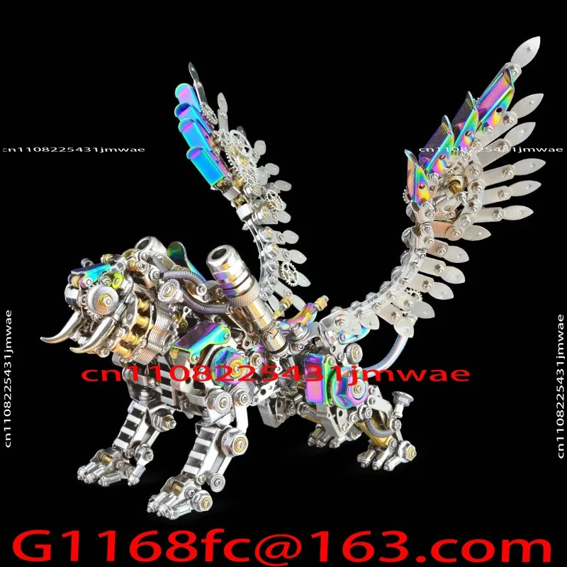High Quality and Difficult Metal Assembly Model Precision Machinery Huge Adult Tenth-level Building Block Tiger Dragon Rabbit