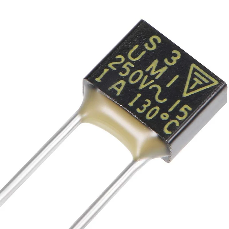 50 шт. UMI S3 Microtemp термопредохранитель TF отсечка 130 ℃   1А 250В 130 градусов