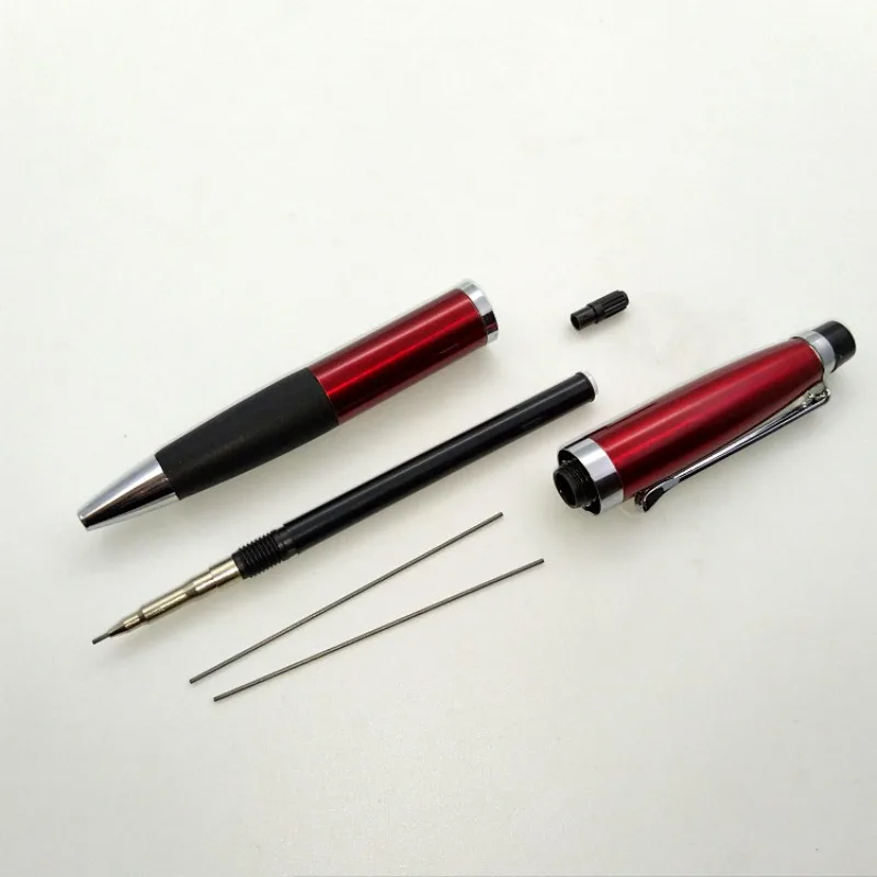 German Pilkadan P39 Automatic Pencil 0.7mm Elegant Gorgeous Red Metal Press Out Core Anti Fatigue Collection Mechanical Pencils