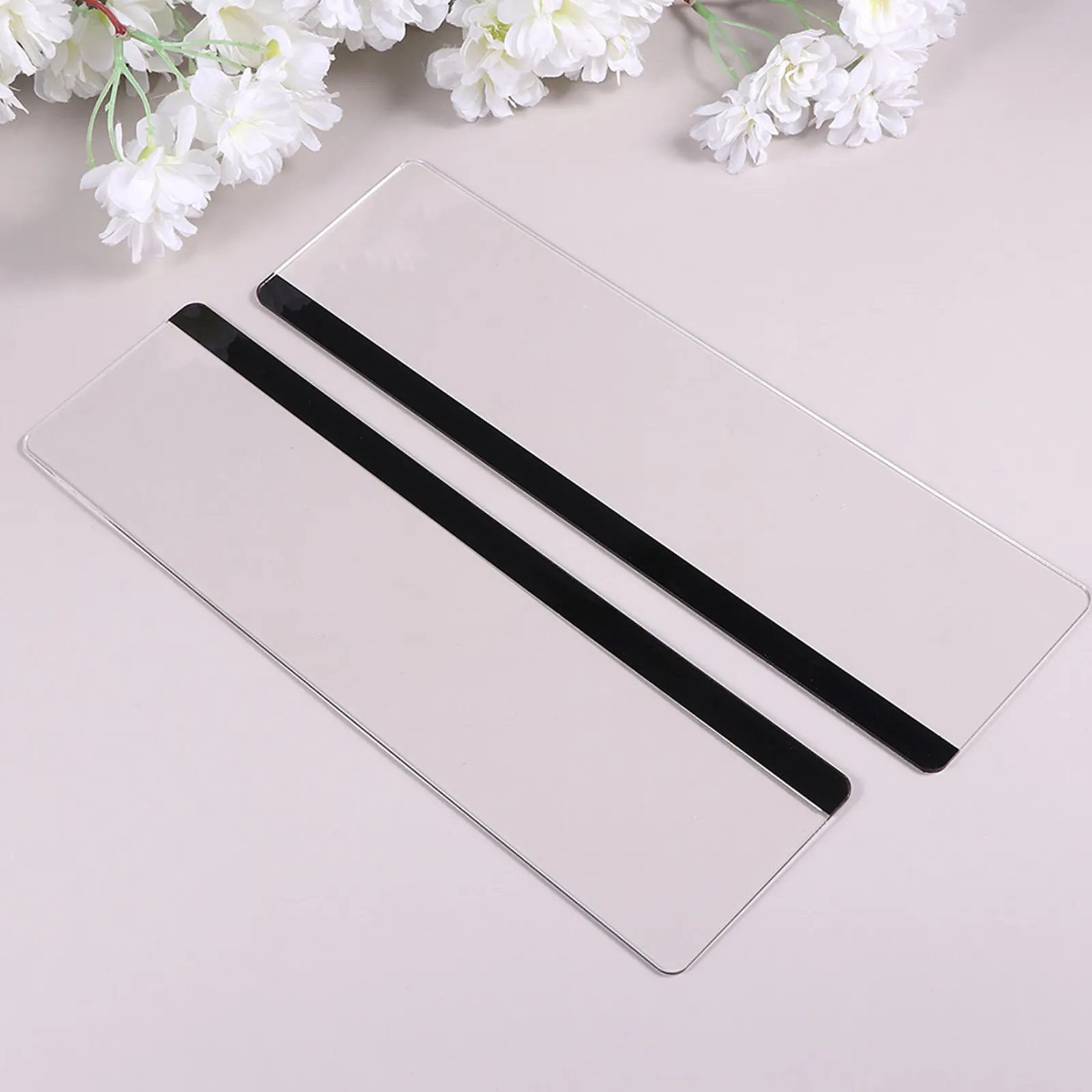 4Pcs Monitor Memo Board Computer Screen Holder Desktop Message Board Small Whiteboard Office Essential Accessories