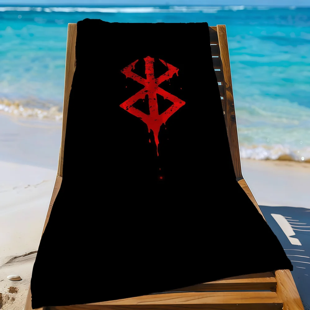 Berserk Japanese Anime cool Towel Quick Drying Beach Towels Are Suitable For Swimming Pools Camping Yoga And The Gym