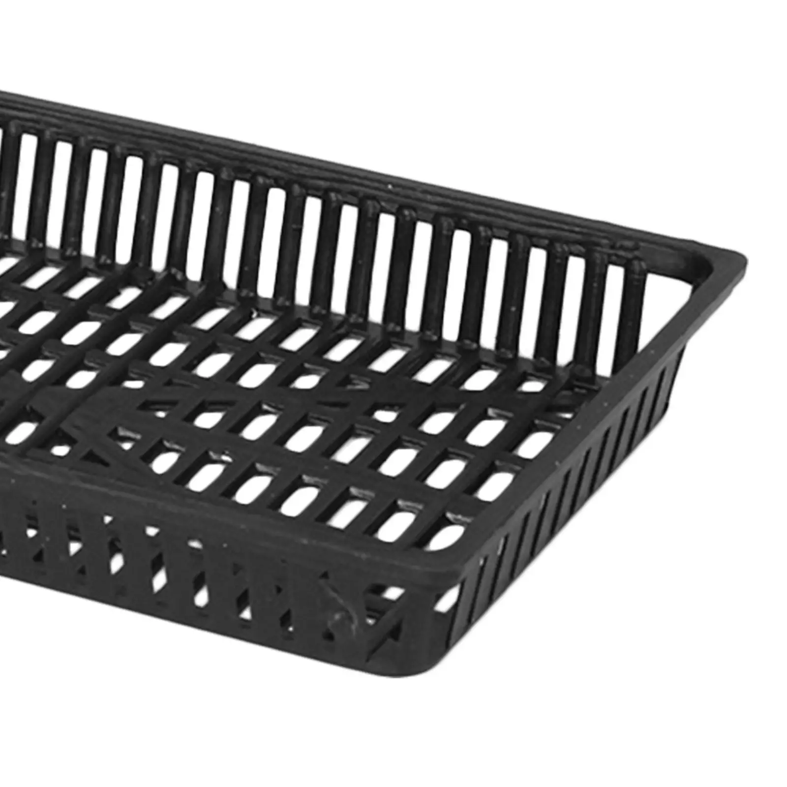 10Pcs Water Grass Cultivate Pot Plastic Basket Root Aeration Suitable for Hydroponic Soil Aquarium Plants Water Grass Basket