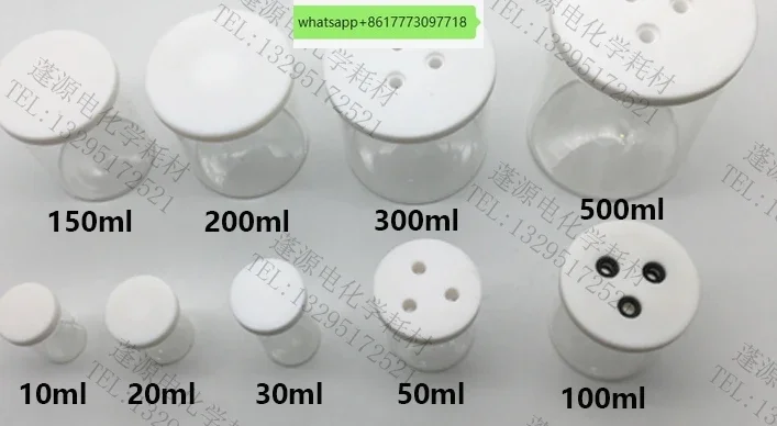 

C002 Обычная электролитическая ячейка/электролизер/крышка из ПТФЭ/трехэлектродный электрохимический тест/незапечатанный