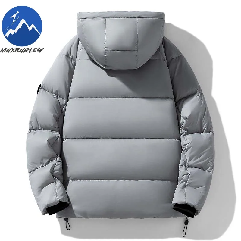 Maxbarley Men Down Jacket Winter High Quality White Duck Down Lightweight Parka Fashion Outdoor Ski Soft Warm Puffer Jacket