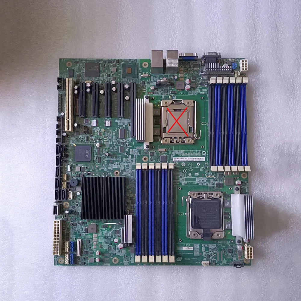 high stability dual 1366 X58 board Supports Xeon 6-core ECC REG S5520HC