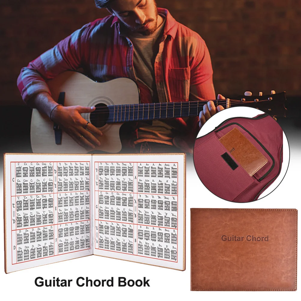 

Guitar Chord Book Beginner Musical Instrument for Beginners Chords Accessories Notebook