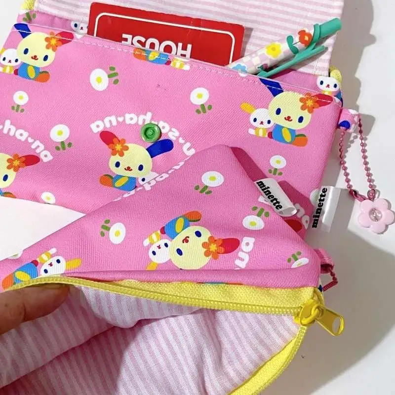 Kawaii Usahana Multi Functional Zero Wallet New Japanese Anime Cartoon Rabbit Double Pocket Zipper Storage Card Bag Friend'sGift