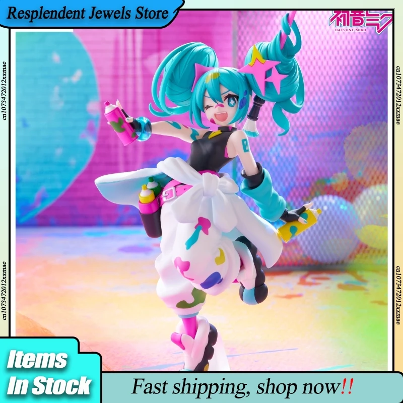 

Оригинальный Furyu Trio-Try-It Piapro Hatsune Miku Paint-Girl, аниме-фигурка, игрушка, модель из ПВХ, коллекционная фигурка, кукла, рождественский подарок, игрушка