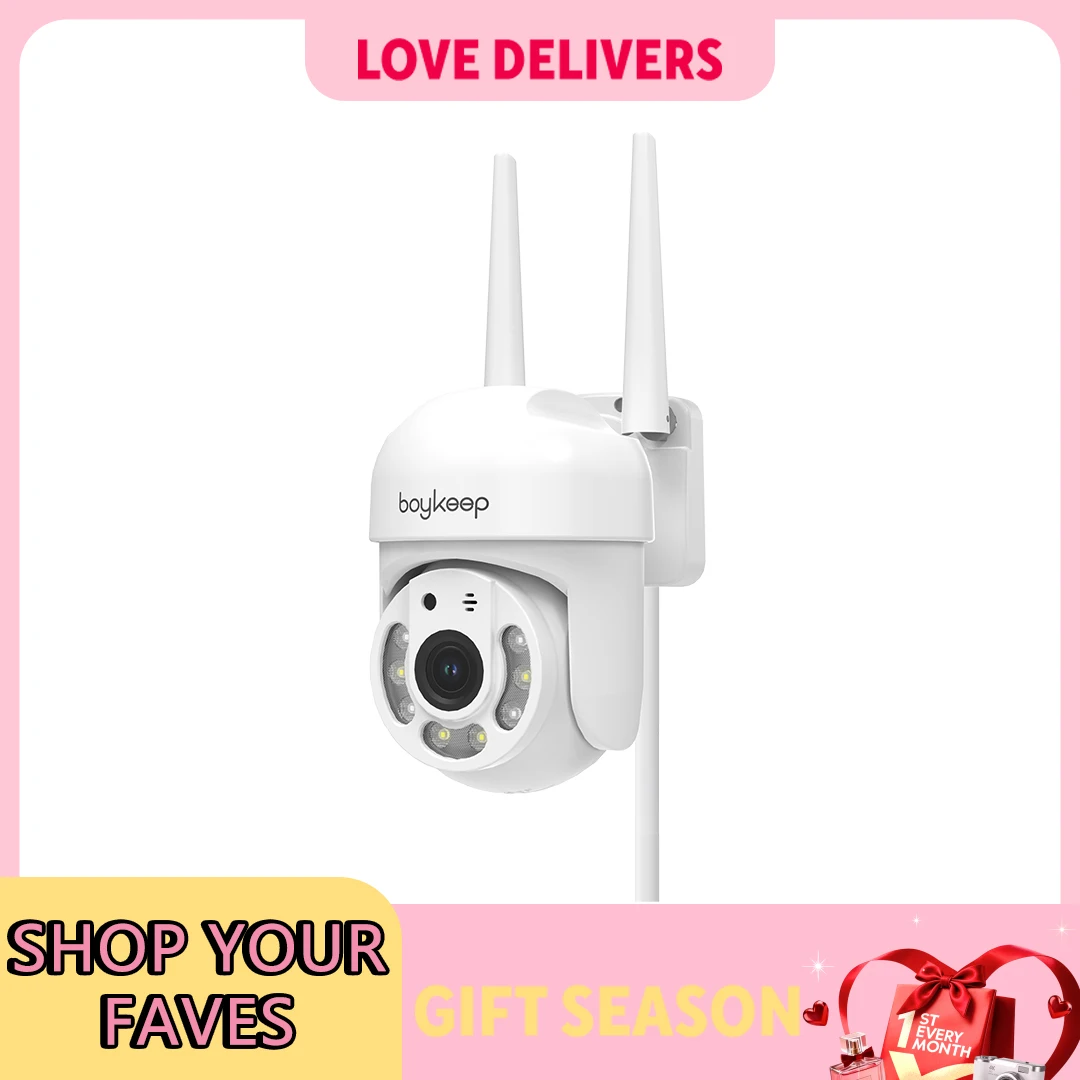BoyKeep 3MP 2,4 GHz WiFi exterior seguridad del hogar IP Monitor inteligente cámara de videovigilancia visión nocturna… — oferta en AliExpress
