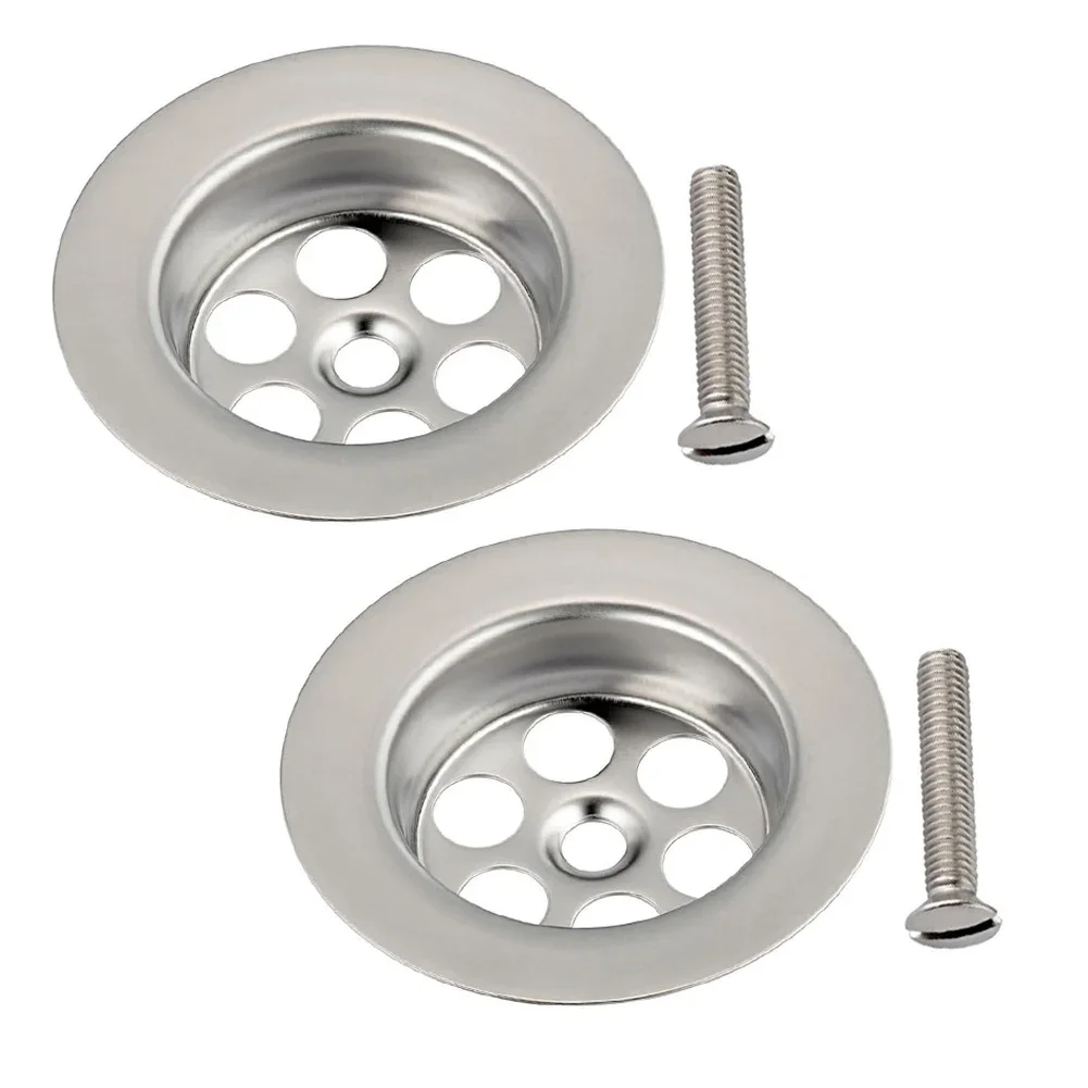 Stainless Steel Bath Plug Replace With Screw 70mm Bathtubs Plug Hole Kitchen Fixtures Set Bath Plug Convenient Replacement