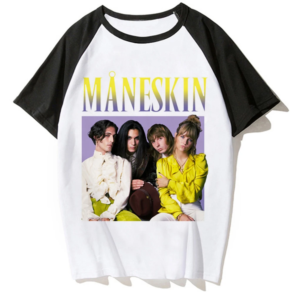 Maneskin t shirt women comic summer funny t-shirts female streetwear anime clothes