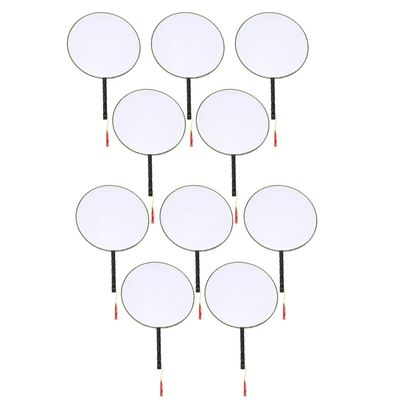 10 шт., детский веер для рисования, 21 см