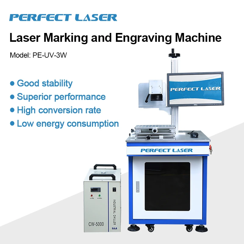 

10W 5W 3W UV Ultraviolet Metal/Nonmetal Plastic/Glass Laser Markers Engravers Etching Engraving Marking Machines