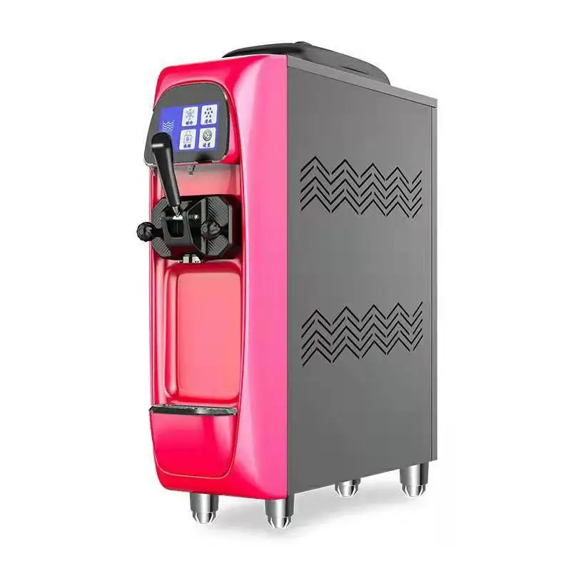 Electric 1200W 220/110V Soft Ice Cream Machine Single-head Fruit Freezer Hard Mixing Ice Cream Making Machine