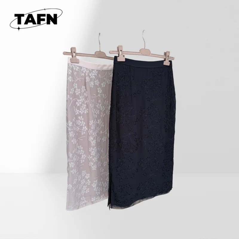 

Lightweight A-Line Skirt for Women Solid Color High Waist Midi Minimalist High Waist Skirt for Women A-Line Solid Color AJ0904