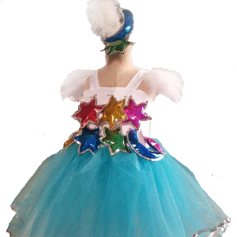 Mädchen Meerjungfrau Tutu Kleid Prinzessin Geburtstags feier Kleider für Mädchen Seestern Halloween Cosplay Kinder Meerjungfrau Kostüm Ballsaal