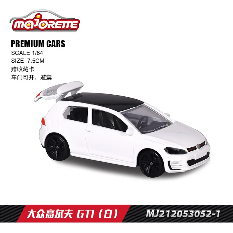 Majorette 3052 Premium 1/64 GOLF GTI GTR A35 DEFENDER GR Supra URUS JAGUAR Diecast car Model Toy Vehicles