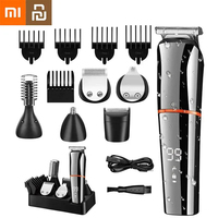 Xiaomi Youpin Hair Clipper 6 In 1 Hair Trimmer For Men Eyebrow Beard Trimmer Fully Washable Electric Hair Clipper Grooming Kit