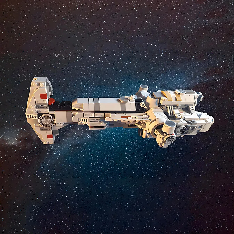 جديد MOC سلسلة المركبة الفضائية منتصف النطاق المطرقة كورفيت نموذج اللبنات مركبة فضائية الطوب لتقوم بها بنفسك مجموعة هدايا عيد الميلاد الاطفال اللعب