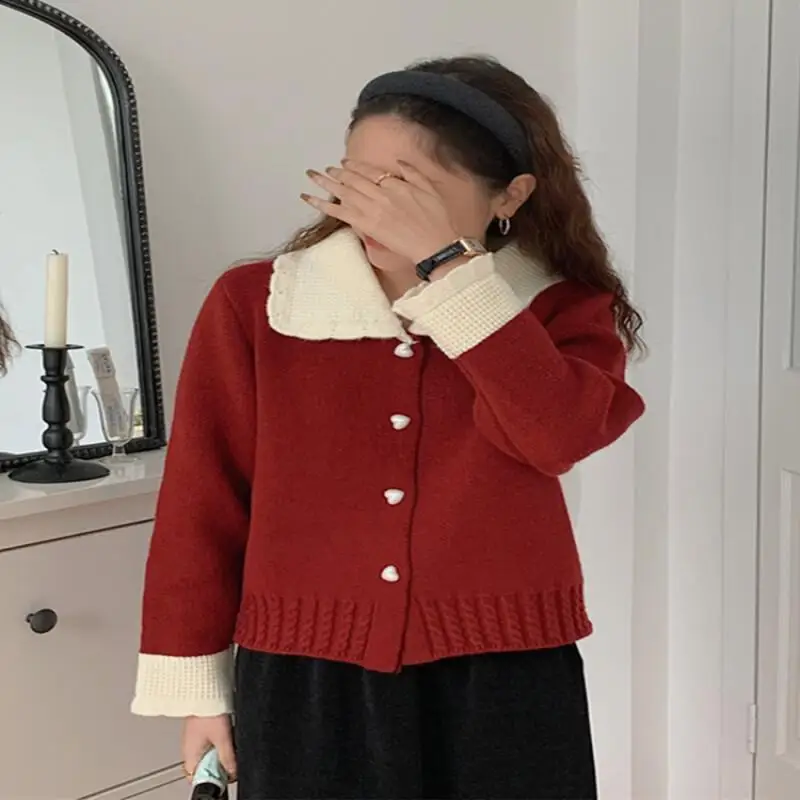 

Горячая осень и зима Kawaii модный свитер с героями мультфильмов для отдыха женская одежда топы студенческий базовый слой с длинными рукавами новый стиль