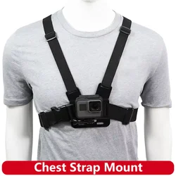 Chest Strap Mount Harness Chesty Body Mount for GoPro Hero 13 12 11 10 9 8 7 SJCAM SJ4000 AKASO insta360 DJI Osmo Action Camera
