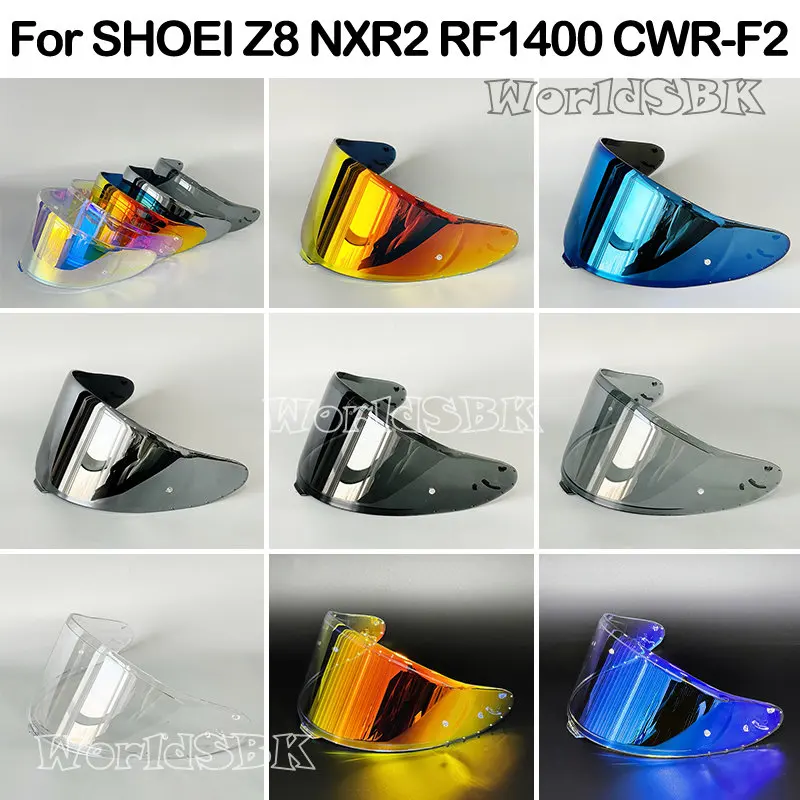 For SHOEI RF1400 NXR2 CWR-F2 CWR-F2R Z8 X15 X-Fifteen X-SPR Pro Helmet Visor Lens Shield Sunscreen Windshield Uv Protection Moto 