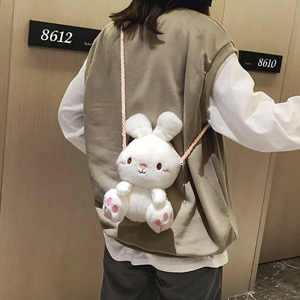 

Сумка-кролик: легкая женская сумка через плечо с мультяшным принтом, идеально подходит для путешествий, свиданий, вечеринок, мультяшная сумочка-клатч