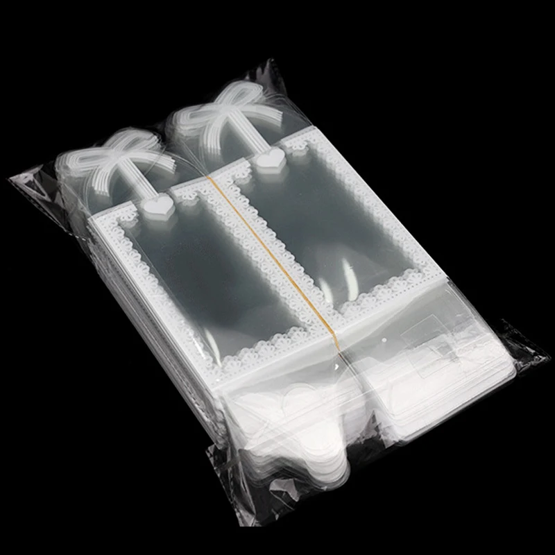 Caja de regalo transparente de 20 piezas, caja de embalaje transparente de plástico PVC para boda, Baby Shower, recuerdo de fiesta, caja de pastel de caramelo de Chocolate