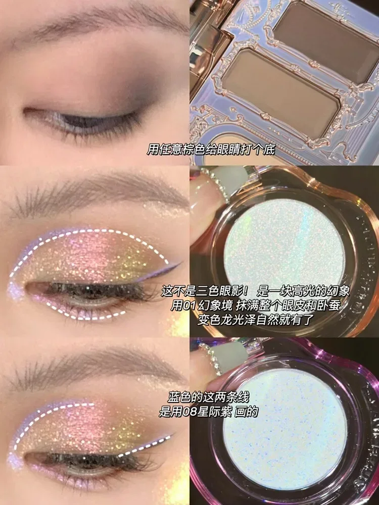 RMT Romantic Beauty Highlighter Chameleon Face Highlighter Face Finisher Natural Makeup Contour Shading Glitter Illuminator Gel