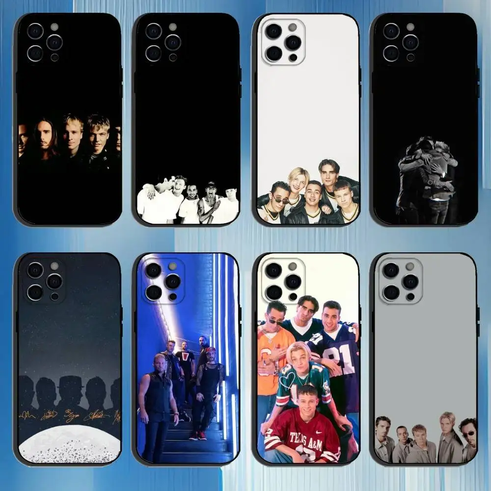 

B-Backstreet Boys BSB Phone Case For iPhone 16,15,14,13,12,11 Plus,Pro Max, Others Soft Black Cover
