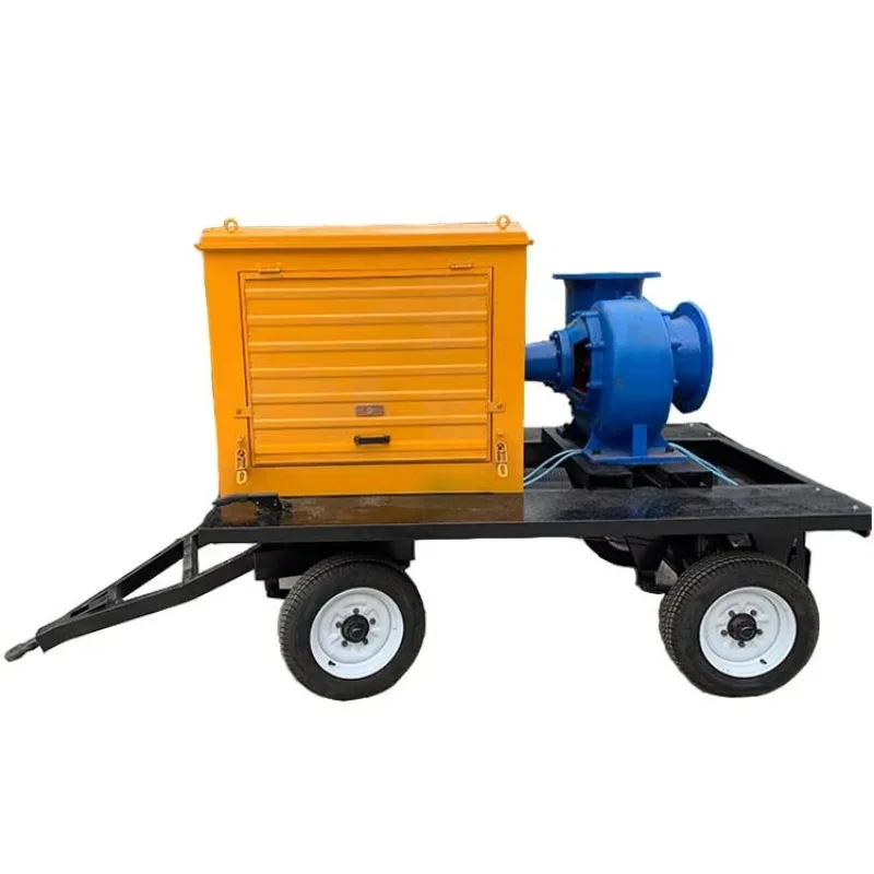 700 Cubic Meter Large-Flow High-Lift Diesel Engine Pump Truck Flood Control Rescue Mobile Power Generation Lighting Pump