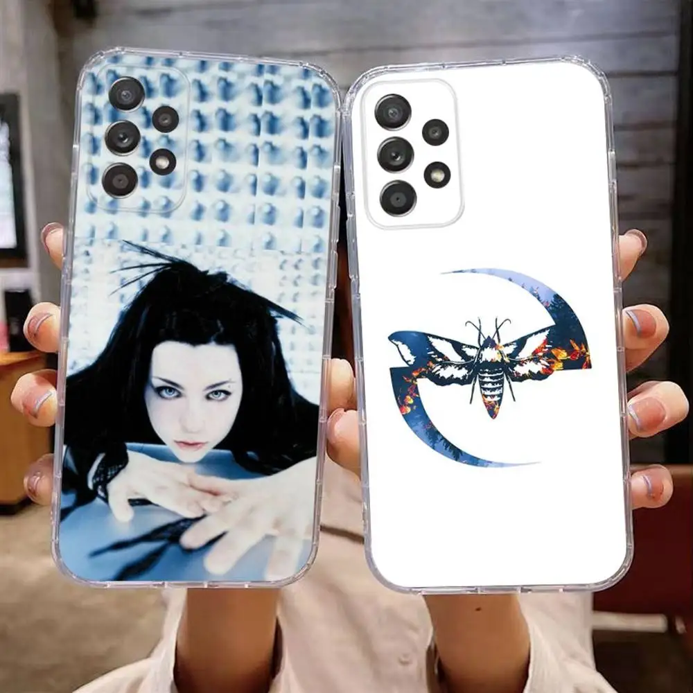 

Amy Lee Evanescence Phone Case For Samsung Galaxy A,71,70,52,51,40,31,50,50S,30S,21S,12,10,Note20ultra Transparent Cover
