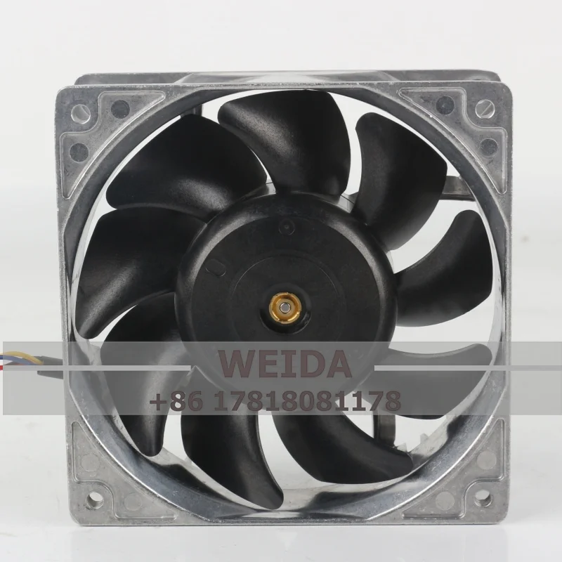 Asli SANYO 9SG1224P1G01 DC24V 2A 12038 12CM Beban Berat Bingkai Aluminium Kipas Bantalan Bola Inverter Kabinet Kipas Pendingin Aksial