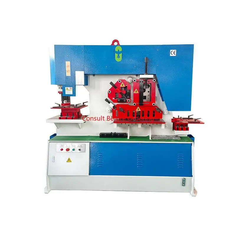 Máquina perforadora y cizalla hidráulica multifuncional Q35Y, punzonadora y cizalla multiusos