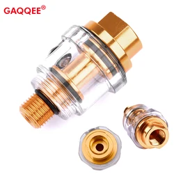 1/4 Inch Hardware Oiler Lubricator for Pneumatic Tools Air Compressor Pipe Hose Oiler Automatic Oiling with Filter Pipe Fittings