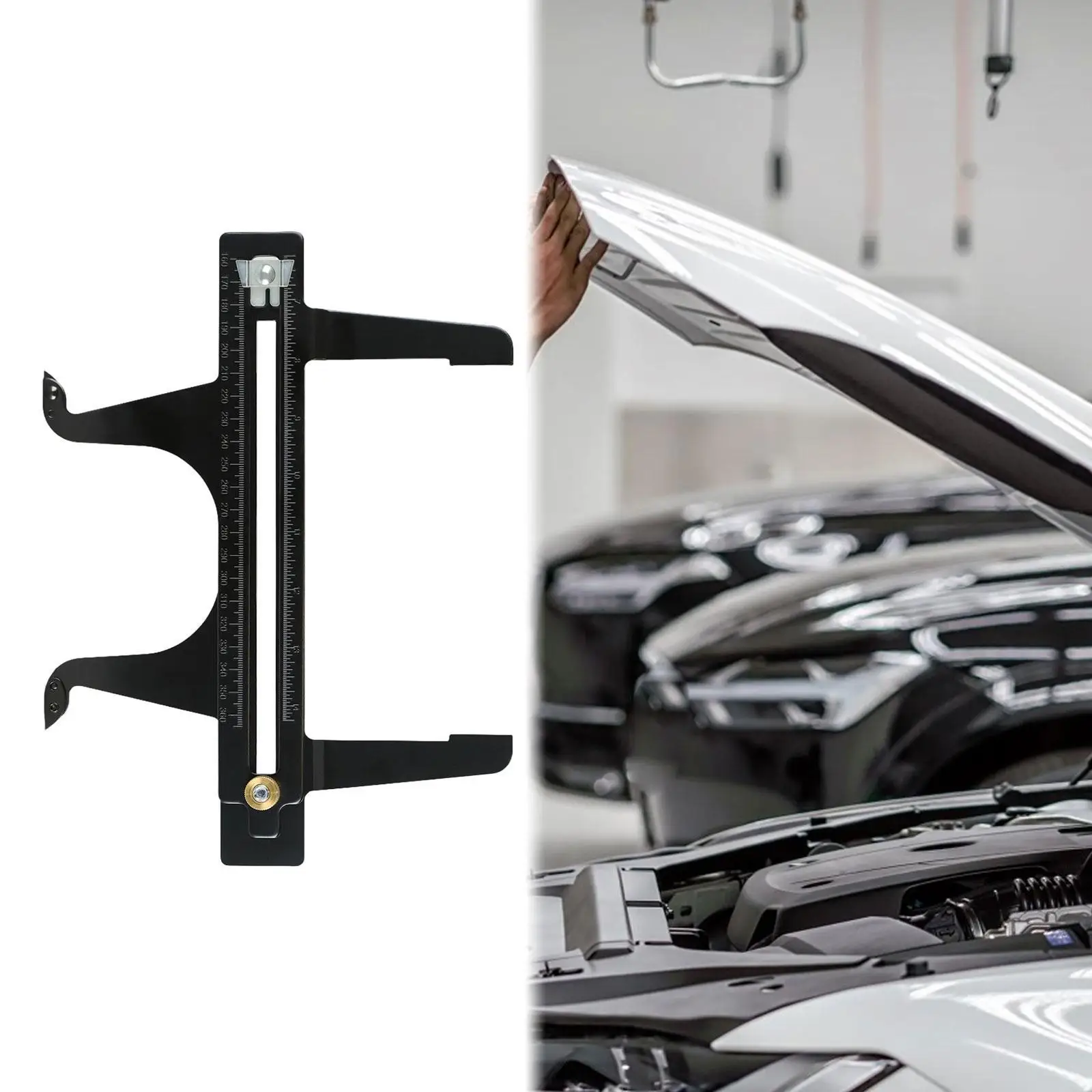 

Brake Measuring Tool Brake Resetting Gauge for Hand Brakes Adjustment Adjusting Brake Shoes and Installing Drum Measurement