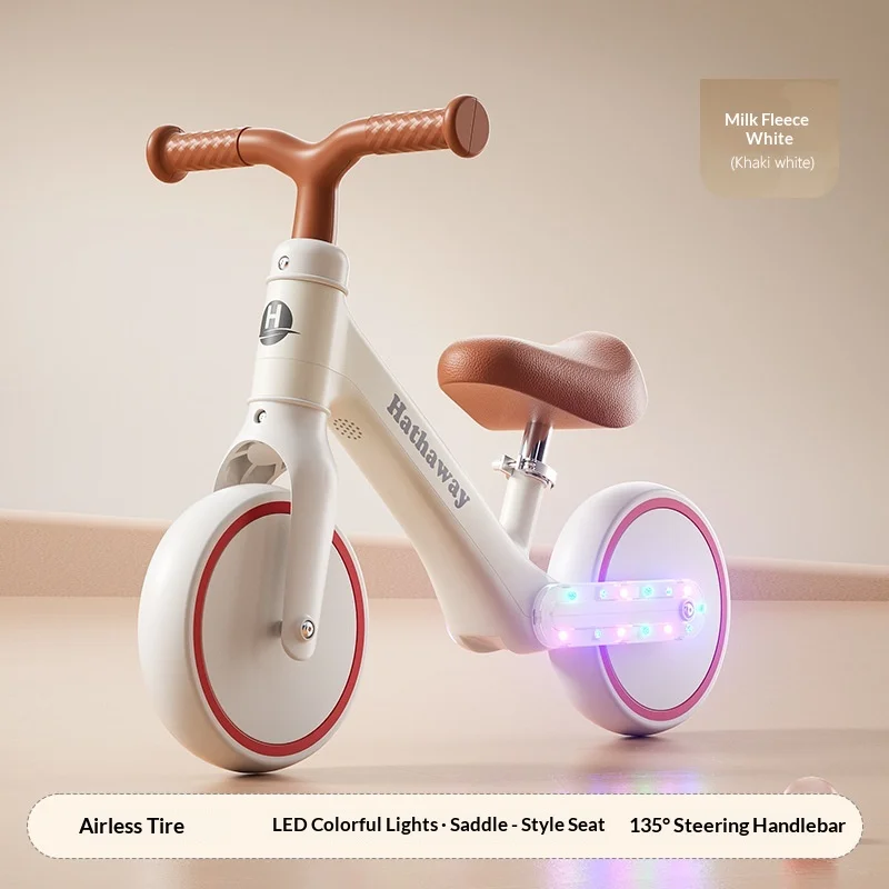 Multifunctional Kids Balance Bike No Pedal Sliding Walker Toddler Learning Scooter Ride On Toy For 1-3 Years Old Boys Girls