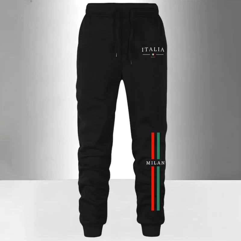 Fall Winter Daily Casual Sports Jogger Sportswear Men's Set/Coat/Pants Italy Fashion Tracksuit Zipper Hooded Coat & Sweatpants view 6