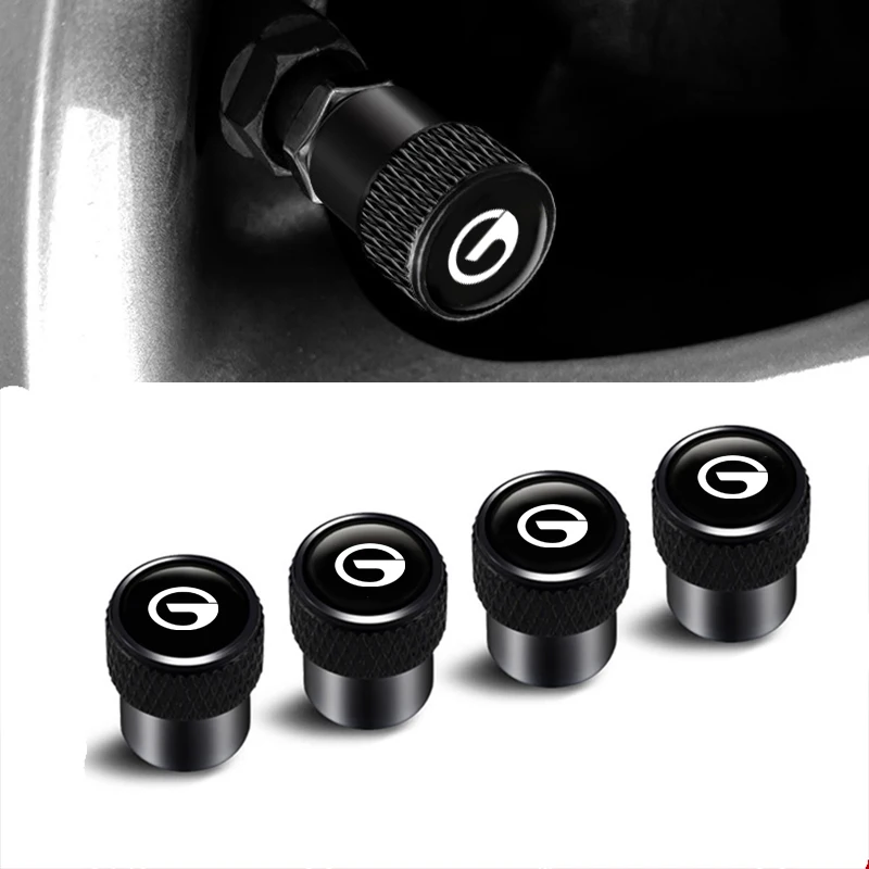 Car Wheel Tire Valve Air Stem Cap Cover Logo Stickers For Trumpchi GAC GS3 GS4 GS8 S7 S9 E8 M6 M8 E9 AION Y Emkoo GS4 GA6 GA8