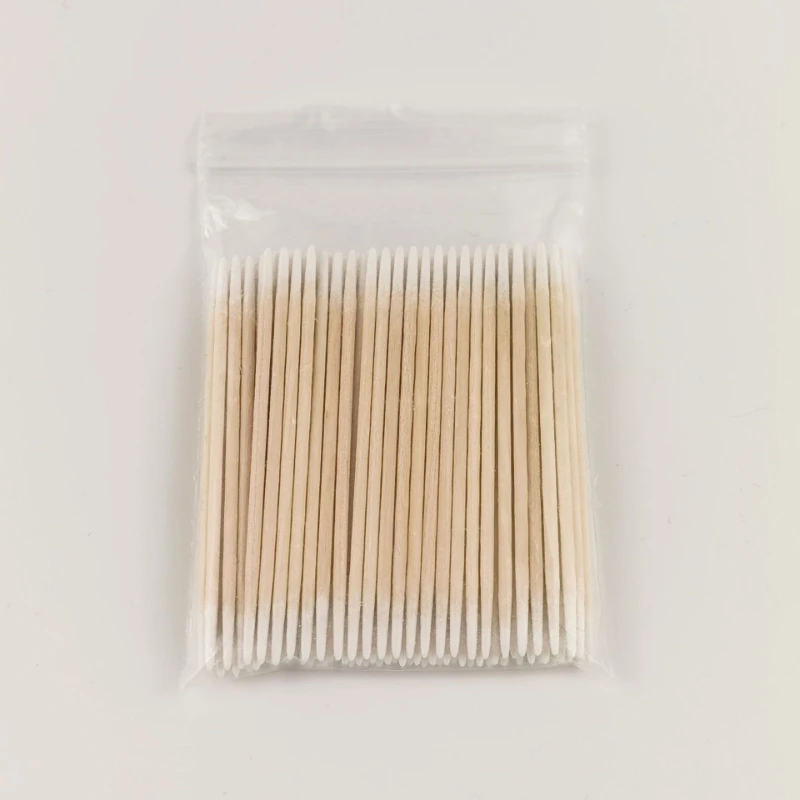 尖った先端のマイクロスワブ精密メイクアップアプリケーター使い捨てアイライナーまつげエクステンションツール永久メイクネイルアート用