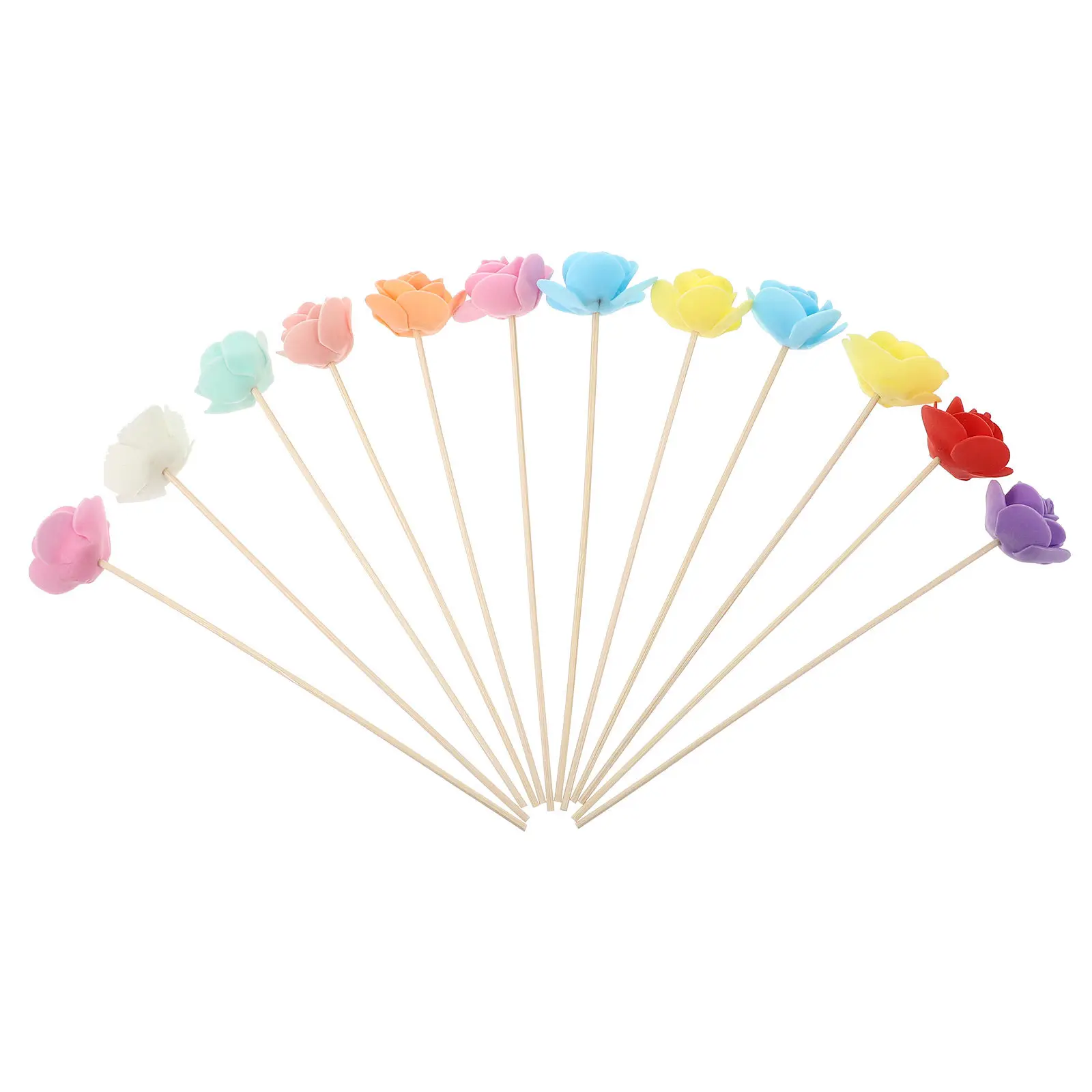 12 White Reed Diffuser Sticks High Quality Pe Porous Aromatherapy Sticks for Home Hotel Coffee Purifying Aroma Diffuser