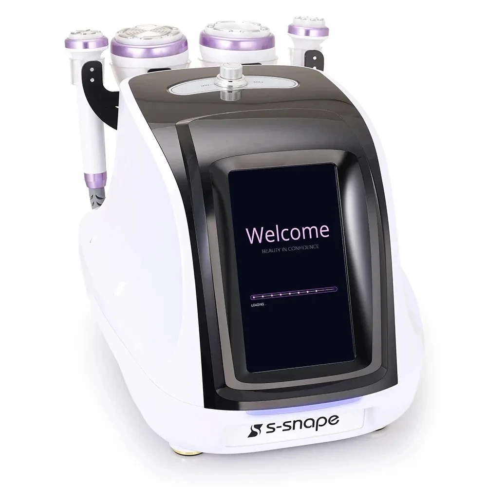 

S-SHAPE 30K Cavitation Machine EMS Electroporation Vacuum Suction Radio Frequency Beauty Machine for Weight Loss Face Lifting