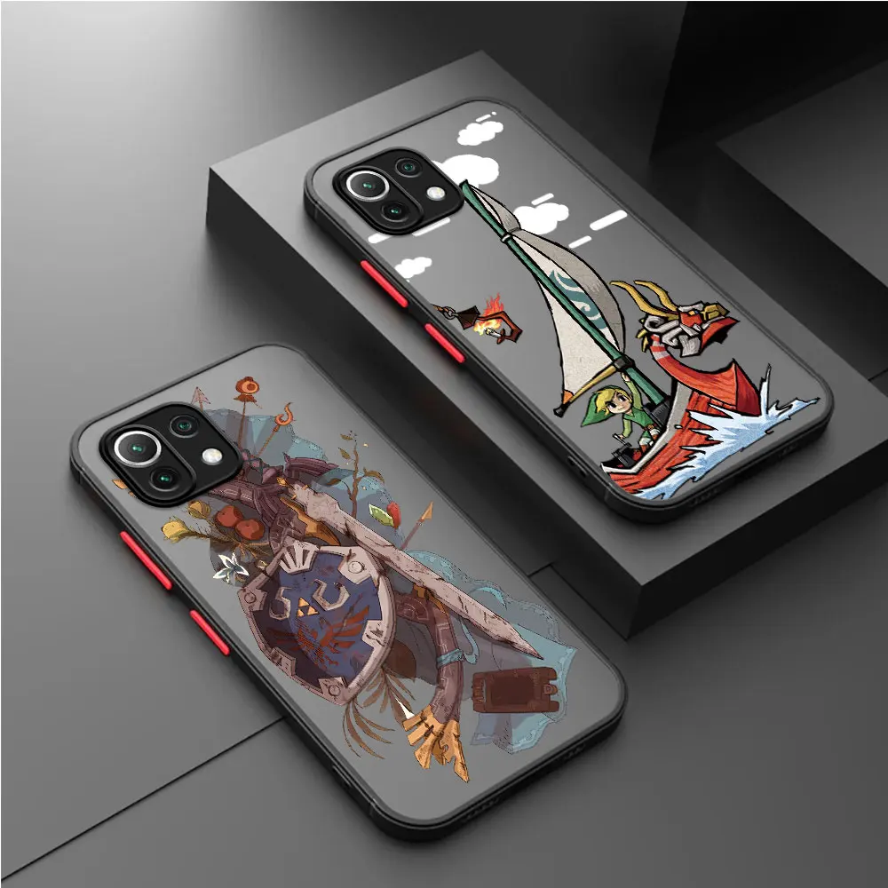 Game The Legend of Z-Zeldas Phone Case for Xiaomi Mi 12T Pro 11T 11 Lite 9T 10T 12 13 Pro 12X 13 Lite Clear Armor Matte Cover