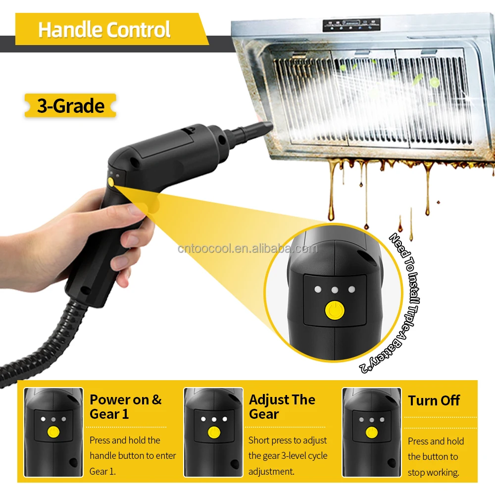 2025220V 110V High Temperature and Pressure Electric Steam Cleaner for Air Conditioner and Kitchen Hood Cleaning - Image 2