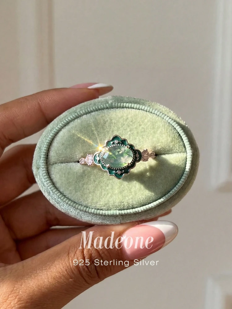 

925 Sterling Silver Vintage Lace Edge Flower Zircon Ring for Women Engagement Wedding Daily Luxury High Quality Fine Jewelry